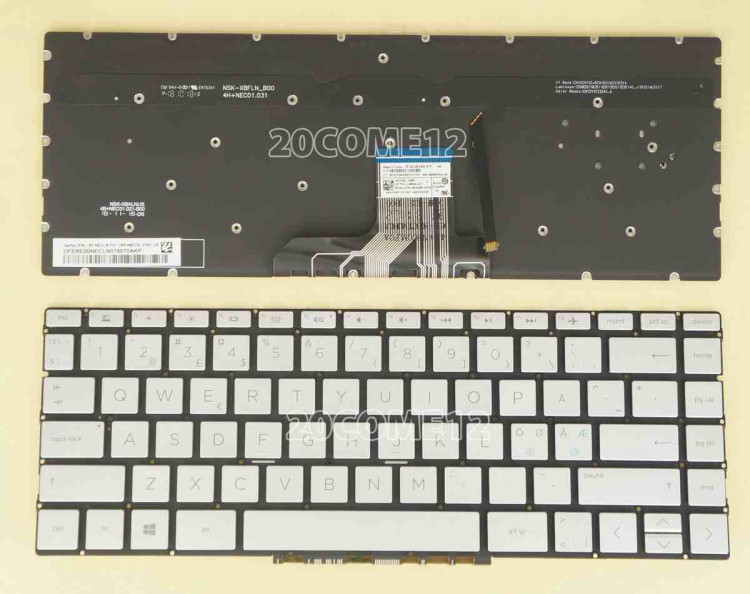 HP Envy 13 Keyboard (Nordic)