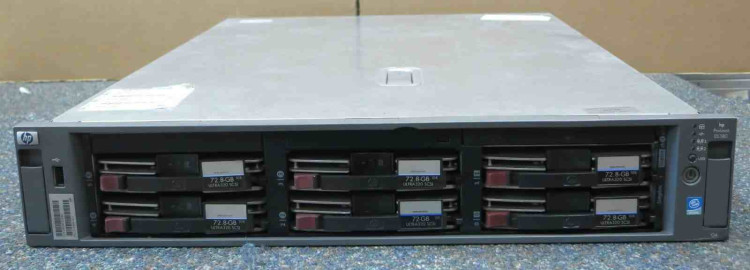 DL380R04 X3.2GHZ-1MB/1GB/CD/SA 6I/SCSI/No Rails