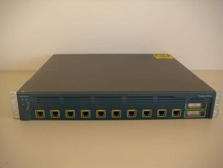 CATALYST 3550 W/ 10 GBIC PORTS AND 2-10/100/1000, ENHANCED IMAGE