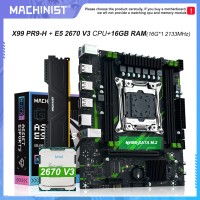 Материнская плата X99 LGA2011-3 PR9-H с поддержкой Xeon E5 DDR4 ECC M.2 NVMe