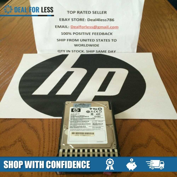 HP 146GB 10K SAS 2.5" SINGLE PORT HOT PLUG HARD DRIVE  443177-002