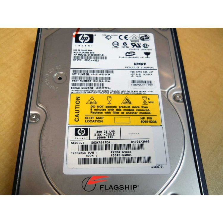 HP- INTEGRITY 300GB 10K ULTRA320 HARD DRIVE NEW BULK AB423A