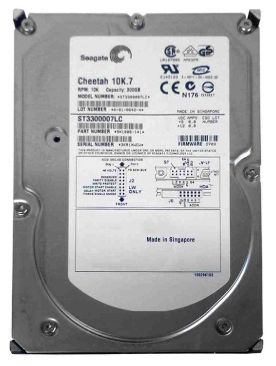 SEAGATE 300GB 10K 80PIN U320 HARD DRIVE