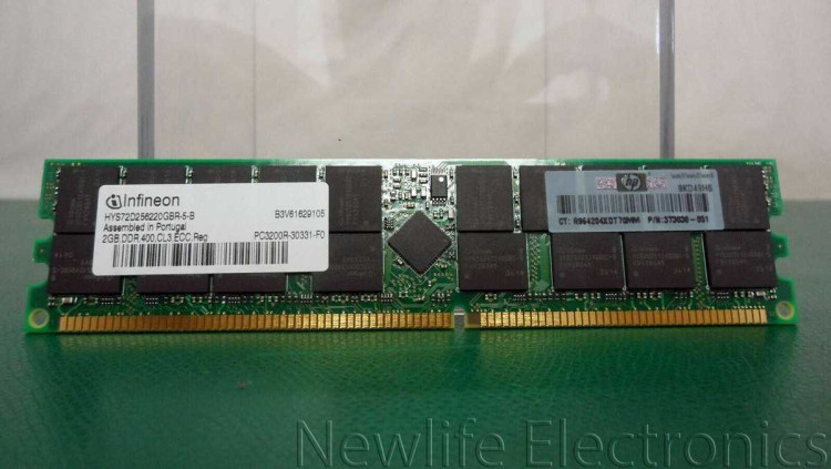 HP 2GB REG PC3200 (1 X 2GB) DDR 400 REG MEMORY NEW BULK HP 2GB REG PC3200 (1 X 2GB) DDR 400 REG MEMORY NEW BULK