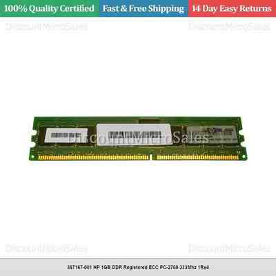 367167-001 HP 1GB (1X1GB) PC2700 DDR MEMORY MODULE