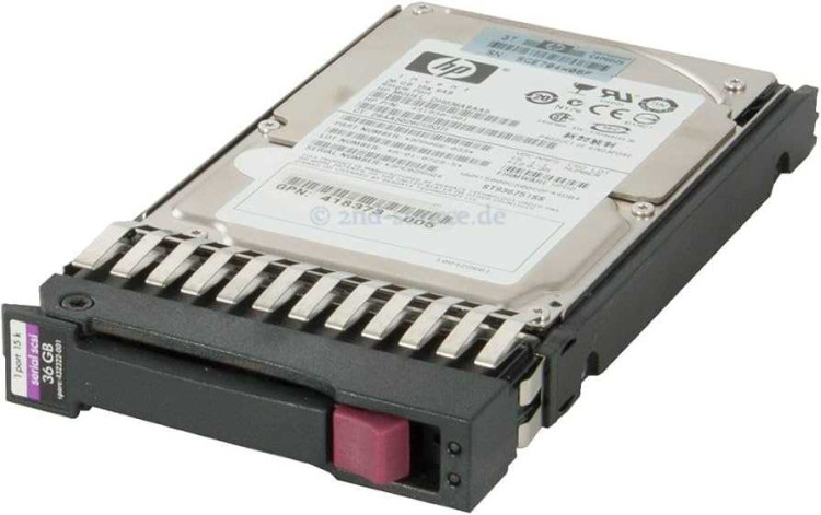 HP 36GB 15K SAS 2.5" HOT PLUG SINGLE PORT HARD DRIVE 431933-B21 HP 36GB 15K SAS 2.5" HOT PLUG SINGLE PORT HARD DRIVE 431933-B21