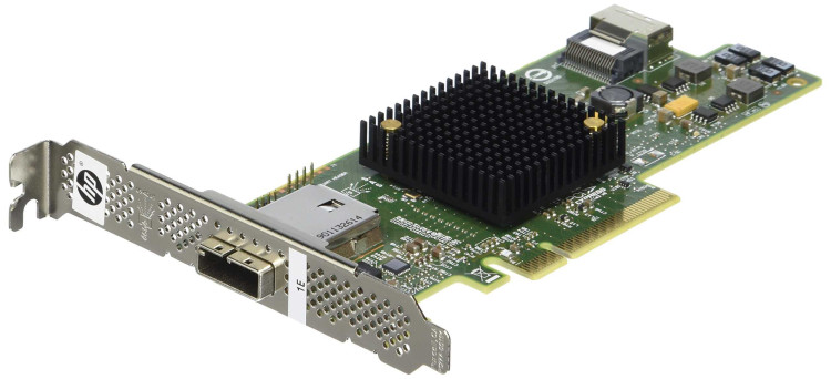 Адаптер HP H222 Host Bus Adapter for G3 P2000 SAS (650926-B21)