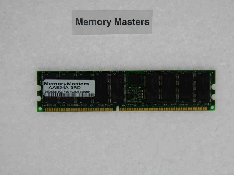 AA834A HP 2GB (1 X 2GB) PC2100 DDR ECC KIT
