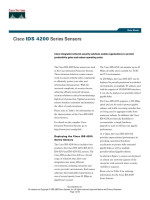 4250 SENSOR (CHASSIS, S/W, SSH, 1000BASESX W/ SC CONNECTOR)