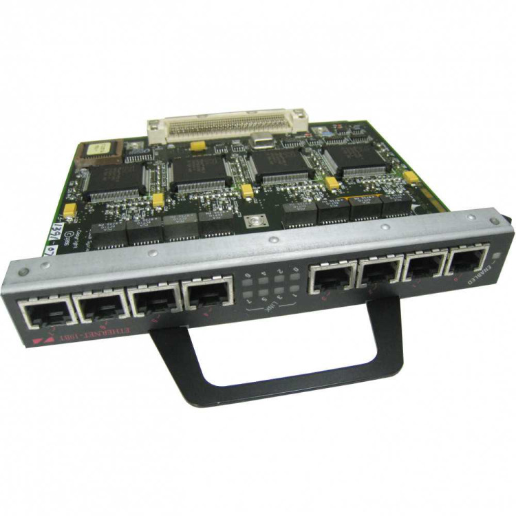 NOT VXR COMPATIBLE, CISCO SYSTEMS PA-8E, 8-PORT ETHERNET PORT ADAPTER