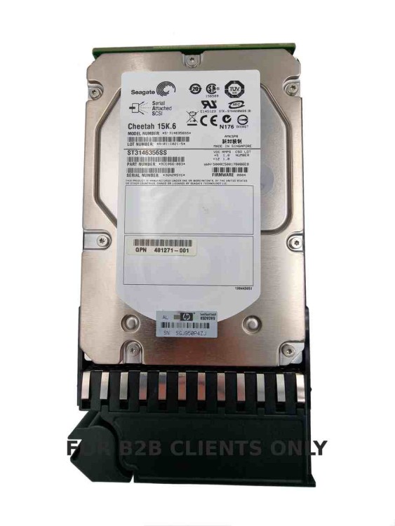 480937-001 HP StorageWorks MSA2 146GB 15K SAS 3.5" DP HHD 480937-001 HP StorageWorks MSA2 146GB 15K SAS 3.5" DP HHD