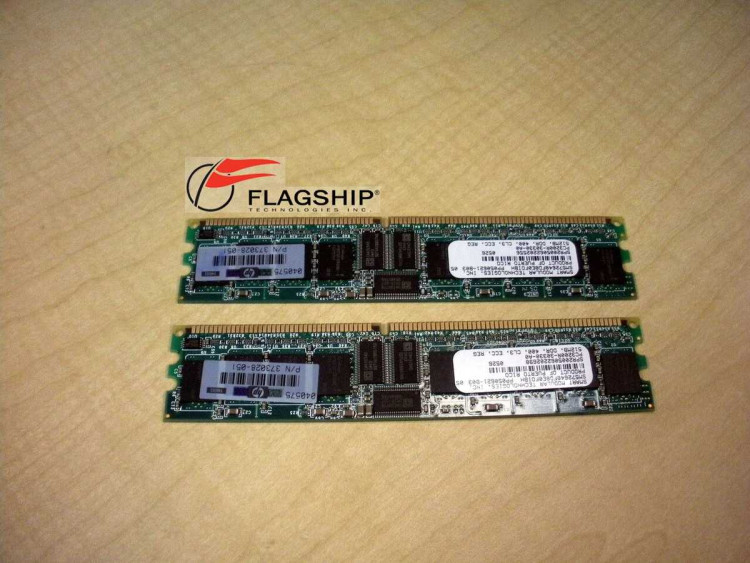 HP 1GB (2X512MB) PC3200 SDRAM KIT FOR DL385 NEW BULK