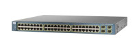 24 Ethernet 10/100 ports and 2 SFP-based Gigabit Ethernet ports