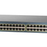 24 Ethernet 10/100 ports and 2 SFP-based Gigabit Ethernet ports