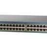 24 Ethernet 10/100 ports and 2 SFP-based Gigabit Ethernet ports