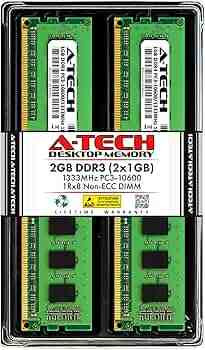 2GB (1x2GB) 2Rx8 1Gbit PC3-10600 DDR3 RDIMM