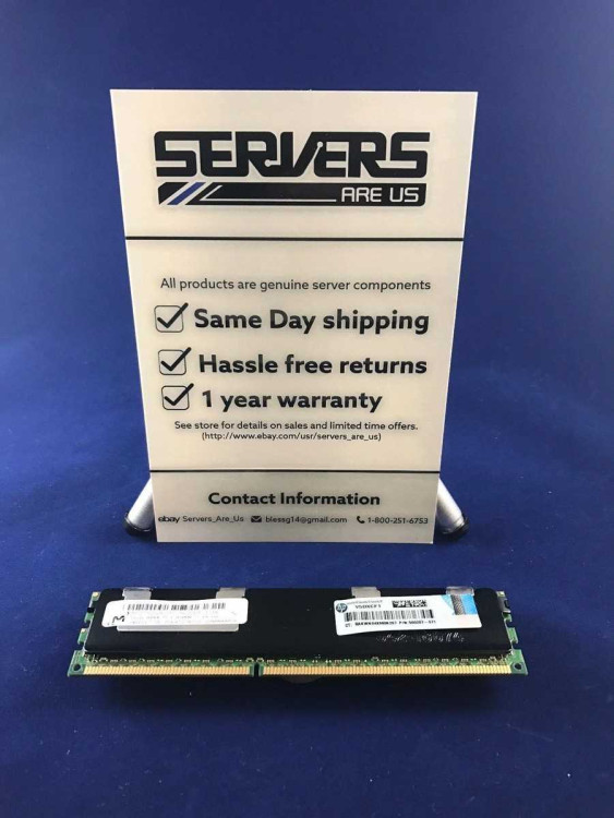 HP 16GB 4RX4 PC3-8500R-7 RDIMM DDR3 1066MHZ NEW BULK 500207-071 HP 16GB 4RX4 PC3-8500R-7 RDIMM DDR3 1066MHZ NEW BULK 500207-071