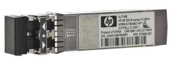 HP 8Gb Shortwave B-series FC SFP+ 1 Pack