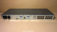 COMPLETE W/ RAILS 340387-001 HP 0x2x16 KVM Console Switch