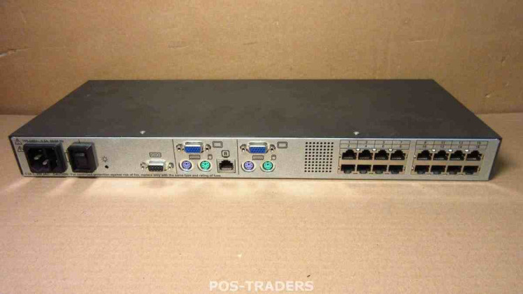 COMPLETE W/ RAILS 340387-001 HP 0x2x16 KVM Console Switch