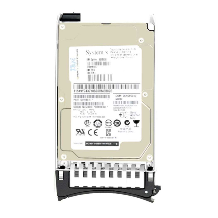 IBM 500GB 7.2K 6Gbps NL SAS 2.5" SFF SLIM H-S HARD DRIVE 42D0708 IBM 500GB 7.2K 6Gbps NL SAS 2.5" SFF SLIM H-S HARD DRIVE 42D0708
