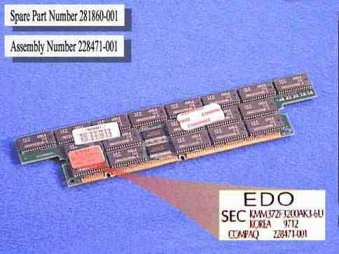 BOARD,MEM,60ns 256MB DIMM EDO