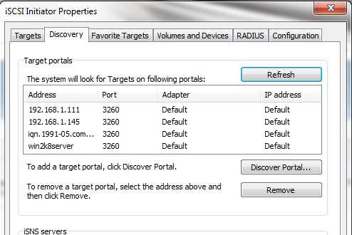 Microsoft iSCSI Software Target LI