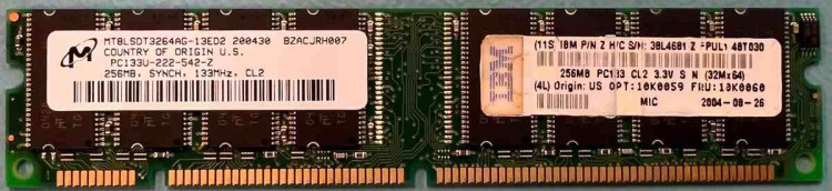 IBM 256mb ram f. NV IBM 256mb ram f. NV