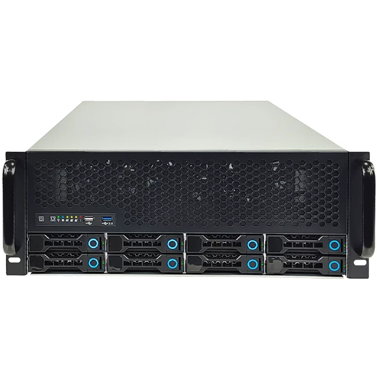 Серверный корпус 4U HY-4U-R4028 8 слотов HDD горячей замены, dual-socket