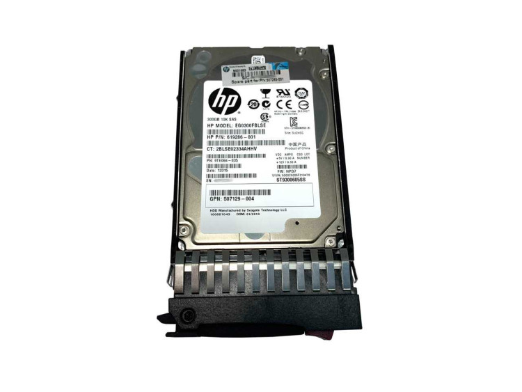 HP 300GB 10K 6G 2.5" SAS DUAL PORT HARD DRIVE 619286-001