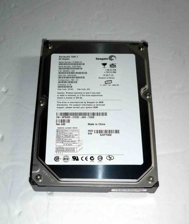 HD, 40GB, S, 7.2K, 2MB, WD-XL80SD-2 HD, 40GB, S, 7.2K, 2MB, WD-XL80SD-2