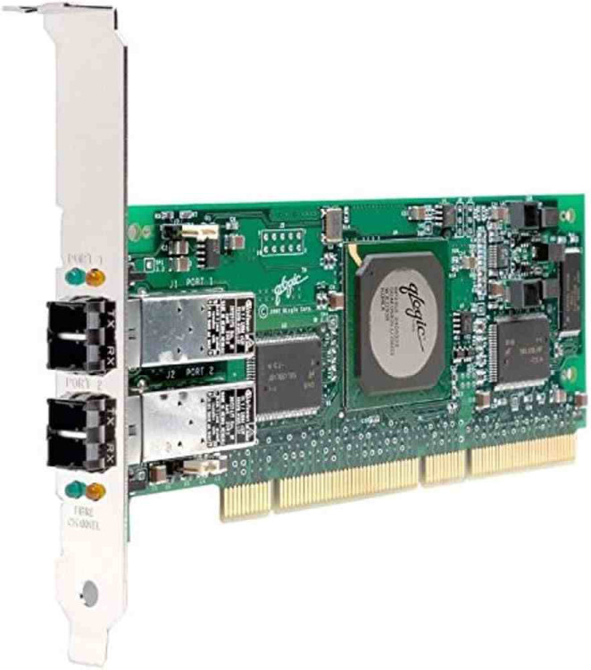 F/S RETAIL QLA2342-E-SP Qlogic SANBlade 2GB Dual Ports Fibre PCI-X