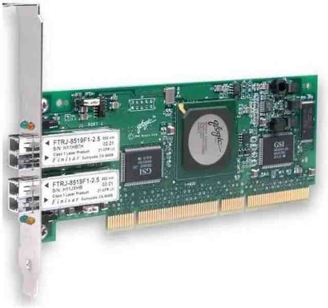 QLOGIC SANBLADE Dual Ports 64BIT 133MHZ 2GB PCI-X HOST BUS ADAPTER QLOGIC SANBLADE Dual Ports 64BIT 133MHZ 2GB PCI-X HOST BUS ADAPTER