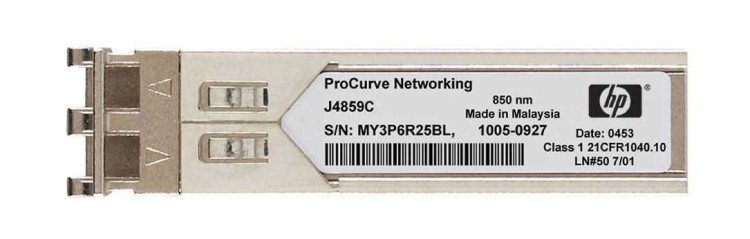 HP PROCURVE SWITCH GIGABIT LX-LC MINI GBIC 1000 BASE TRANSSEIVER J4859C HP PROCURVE SWITCH GIGABIT LX-LC MINI GBIC 1000 BASE TRANSSEIVER J4859C