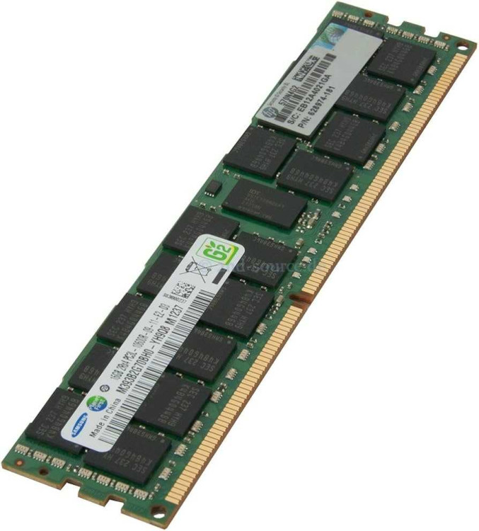Память HP 16Gb DDR3L (627808-B21) DIMM ECC Reg PC3-10600 CL9