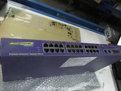 EXTREME NETWORKS, SUMMIT 24 BASIC LAYER 3 SWITCHING, 24 10/100 ETHERNET PORTS, 1 1000 BASE/SX ETHERNET PORTS