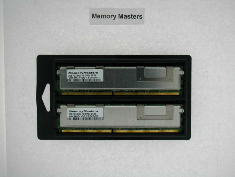 HP 4GB (2 X 2GB) FB-DIMM-PC2-6400 800MHZ DDR2-MEMORY NEW BULK 484060-B21
