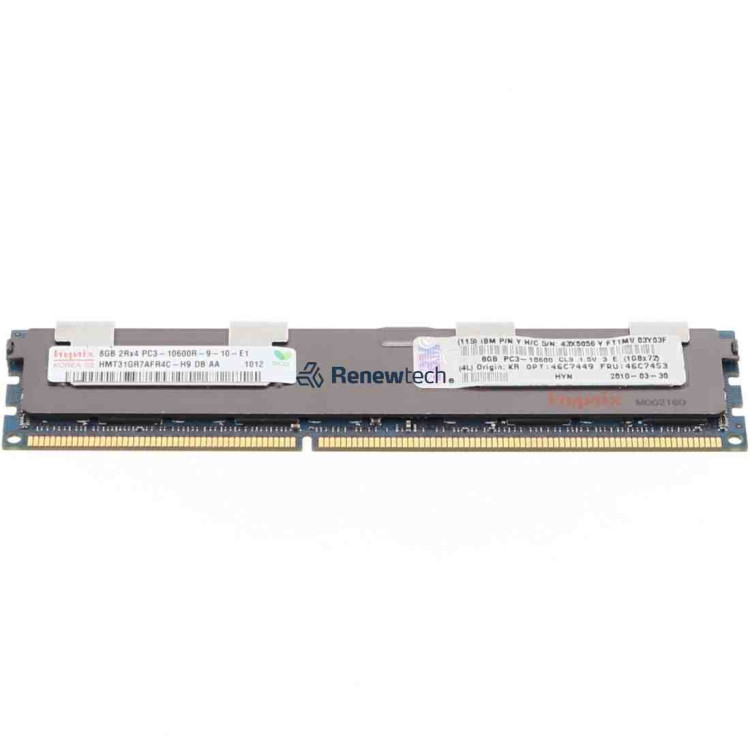 1x2GB PC3-10600 CL9 DDR3 VLP LP RDIMM