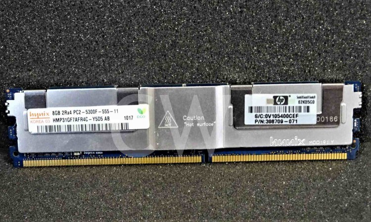 CLEAN PULLS 398708-961 HP 4GB (1X4GB) PC5300F DDR2 MEMMOR MODULE CLEAN PULLS 398708-961 HP 4GB (1X4GB) PC5300F DDR2 MEMMOR MODULE