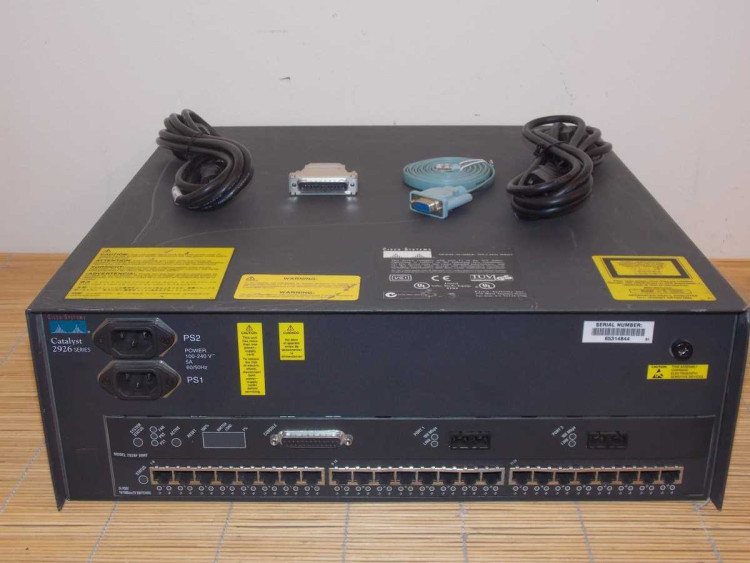 CATALYST 2900 10/100 SWITCH, FIXED 24-10/100 RJ-45, 2-100BASE FX CATALYST 2900 10/100 SWITCH, FIXED 24-10/100 RJ-45, 2-100BASE FX