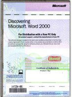 MICROSOFT WORD 2000 LICENSE