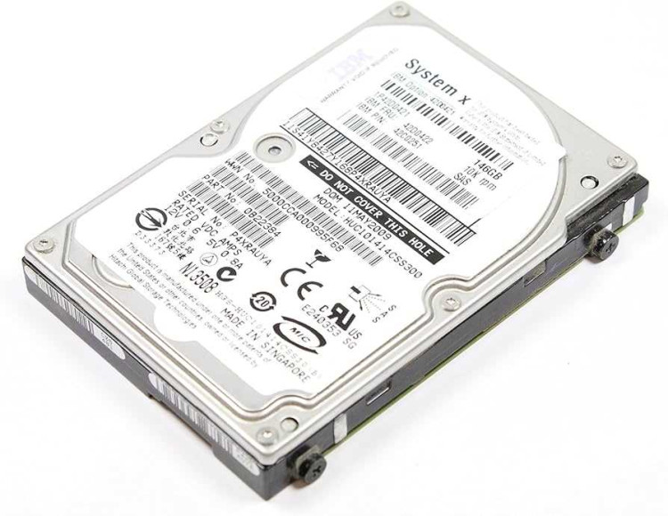 IBM 146GB 10K SAS 2.5" NON HOT SWAP HARD DRIVE NEW BULK 0B22384