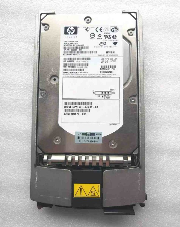 481659-002 HP 146.8GB 15K Ultra320 Universal HDD 80 Pins W/ Tray 481659-002 HP 146.8GB 15K Ultra320 Universal HDD 80 Pins W/ Tray