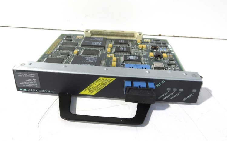 VXR COMPATIBLE, CISCO SYSTEMS PA-A3-OC3SMI (1) PORT ATM ENHANCED OC3c/STM1 SINGLEMODE (IR) PORT ADAPTER FOR THE 7200/VIP2 SERIES, VXR COMPATIBLE