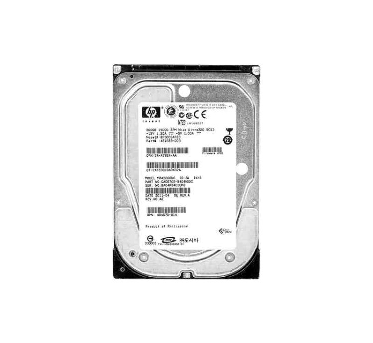 CLEAN TESTED 481659-003 HP 300GB 15K Ultra320 Universal HDD 80 Pins W/ Tray CLEAN TESTED 481659-003 HP 300GB 15K Ultra320 Universal HDD 80 Pins W/ Tray