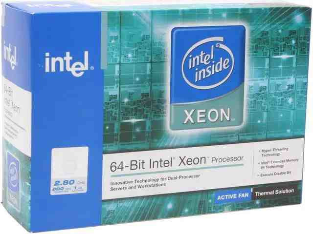 CPU Xeon 2.8 EM64T 800MHz FSB 1Mb