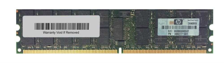 HP 4GB PC2-6400 (1 X 4GB) 800MHZ MEMORY NEW BULK 499277-061