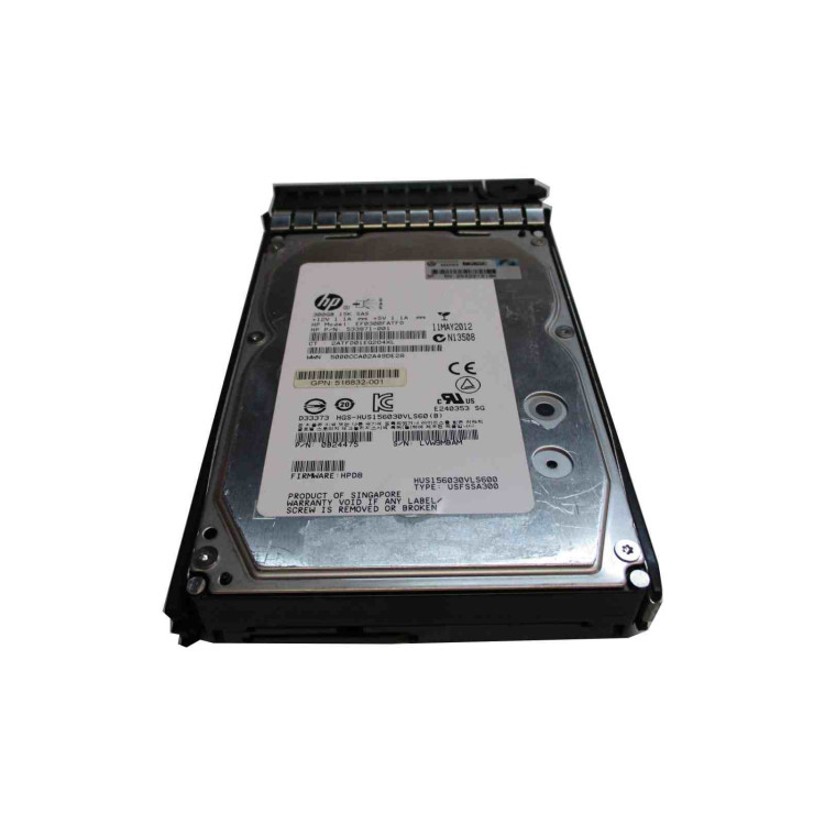 CLEAN TESTED 431944-B21 HP 300GB 3GB/s 15K SAS 3.5" SP HHD W/ Tray