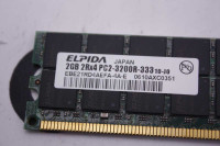IBM 2GB (1 X 2GB) PC2-3200 CL3 ECC DDR2 SGL SDRAM MEMORY 40T4146