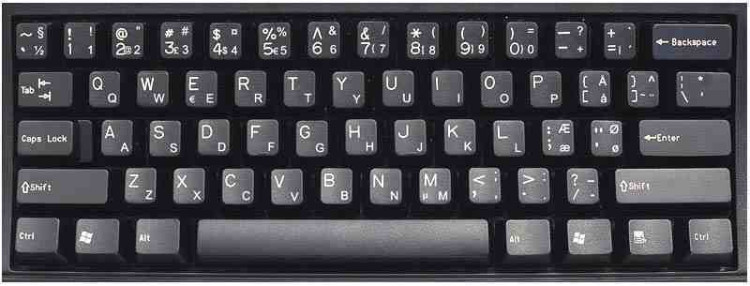 2230s DANISH KEYBOARD